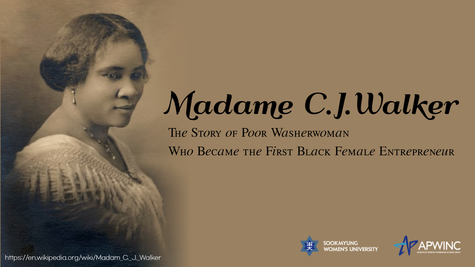 Madame C.J.Walker