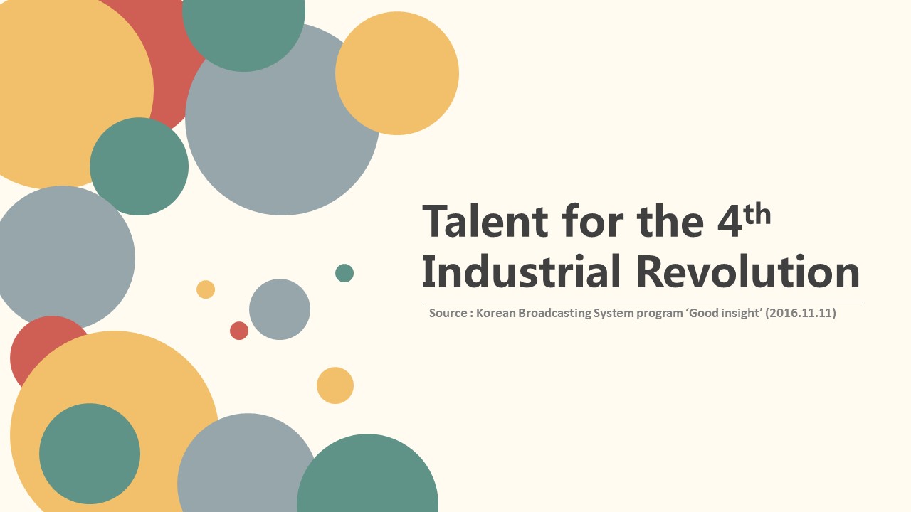 Talent for the 4th Industrial Revolution