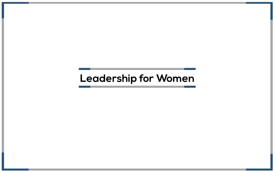 Leadership for Women