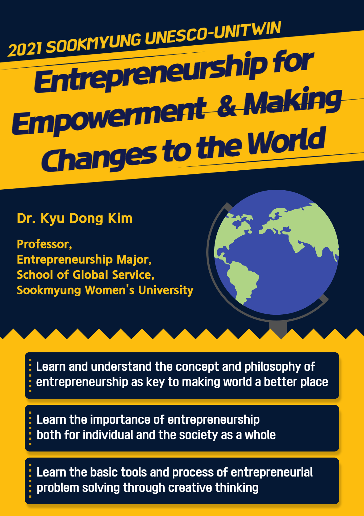 Entrepreneurship for Empowerment and Making Changes to the World