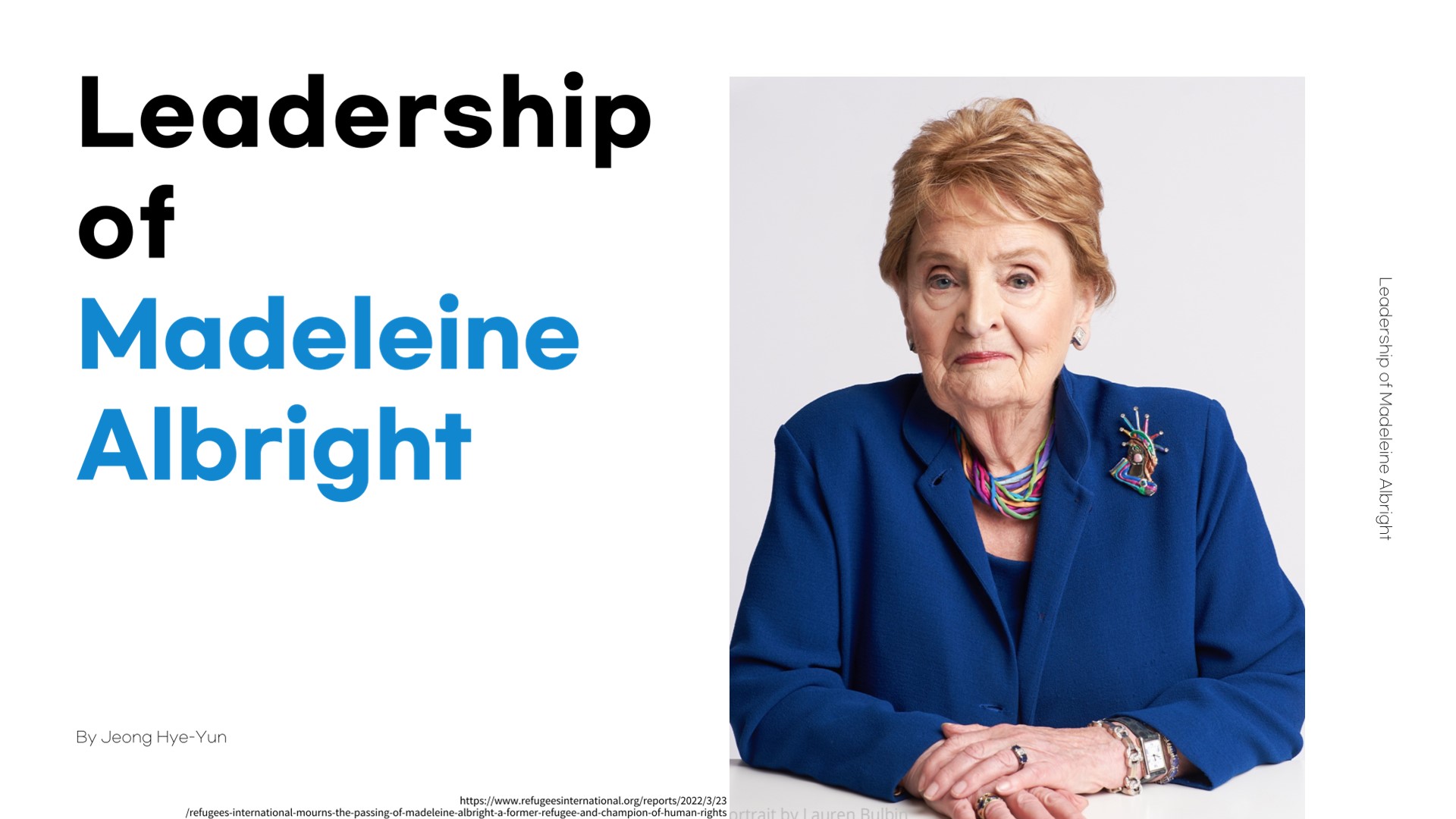 Madeleine Albright