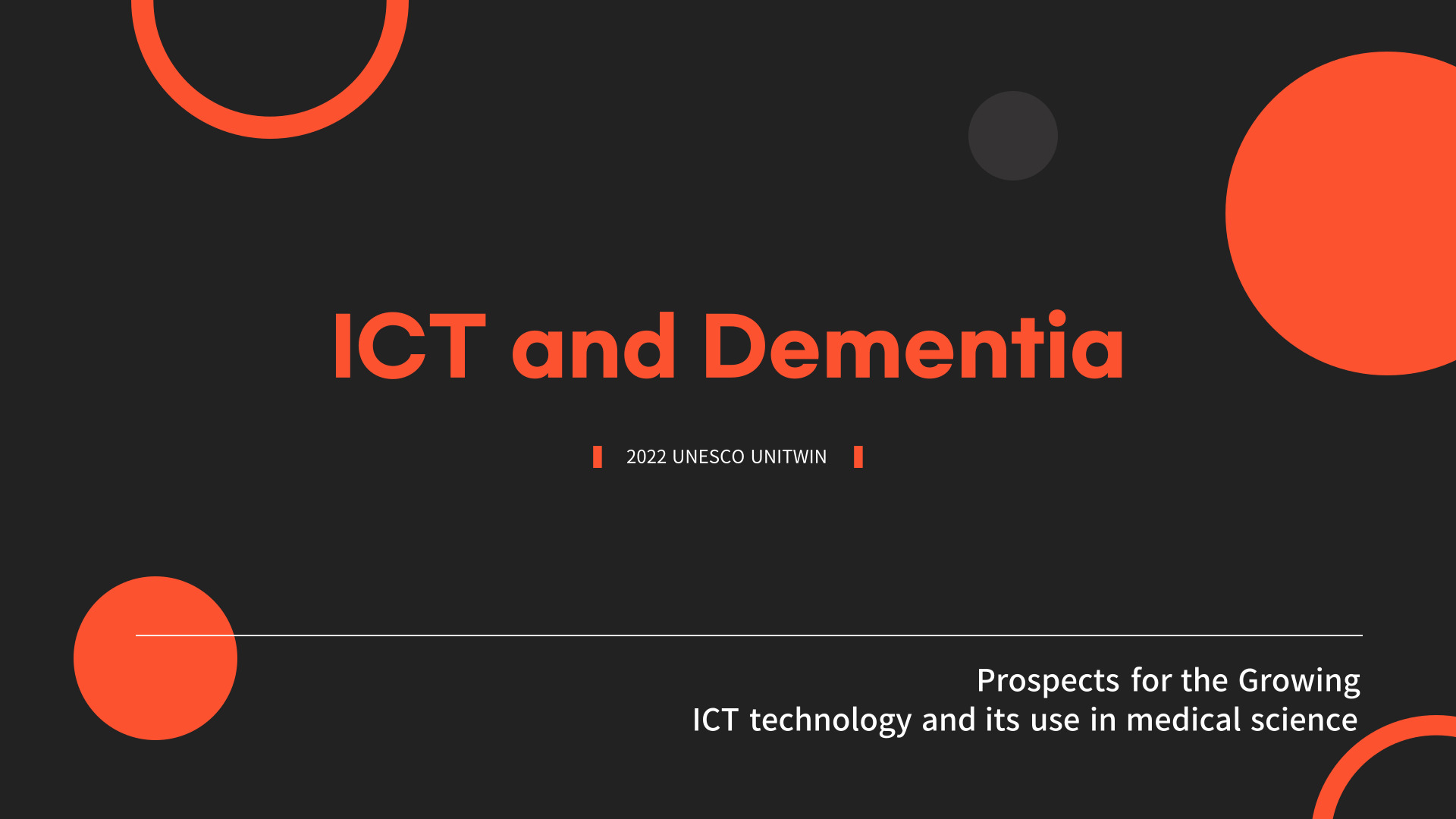 ICT and Dementia